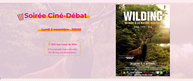 Ciné-débat « Wilding » – Lundi 3 novembre